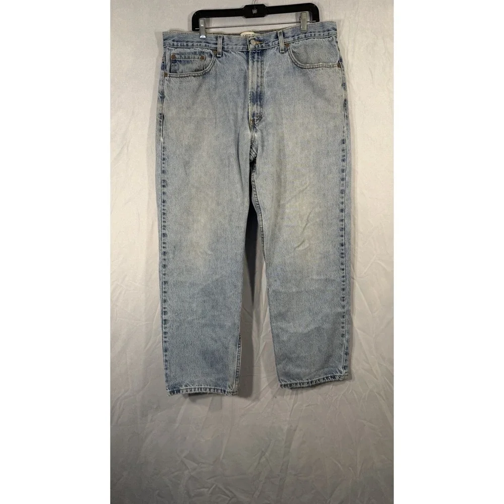 Levi's Jeans Mens 38x30 550 Blue Demin Relaxed Fit Light‎ Wash